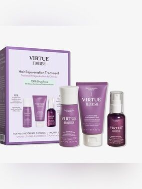 Virtue HAIR REJUVENATION TREATMENT (DRUG FREE) 1 month supply Kit
